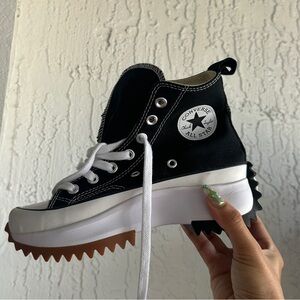 Converse black chunky sneakers